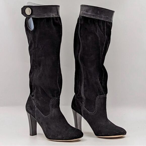 - # 122 MICHEAL KORS Suede Knee High boots - Picture 1 of 11